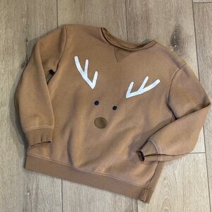 Little Co Lauren Conrad unisex girls boys reindeer sweatshirt size 10
